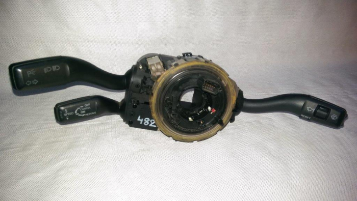 Ansamblu manete cu spira airbag volan Audi A6 4F C6, 4E0953541B, 4E0953503B, 4E0953521, an 2004-2011 [3]