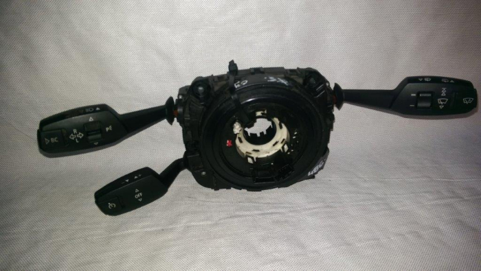 Ansamblu manete cu spira airbag volan BMW X5 E70, 9164419-03, 9122509-02, an 2006-2013 [2]