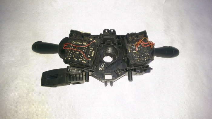 Ansamblu manete semnalizare, stergator, audio Dacia Logan 2, Sandero 2, Duster, 681726046R, an 2012-2020 [3]