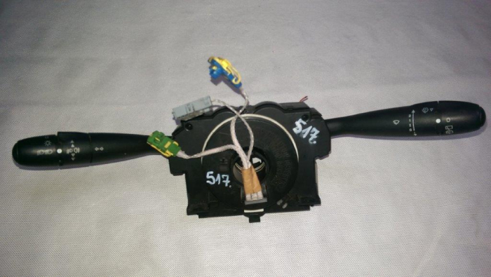 Ansamblu manete cu spira airbag volan Peugeot 206, Peugeot 307, 96595088XT, an 2001-2008 [3]