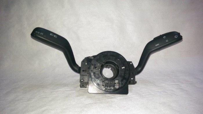 Ansamblu manete cu spira airbag volan Skoda Fabia 2, Roomster, 7H0953503BL, an 2007-2014 [2]