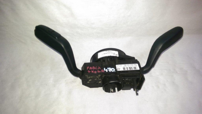 Ansamblu manete cu spira airbag volan Skoda Fabia 2, Roomster, 7H0953503BL, an 2007-2014 [3]