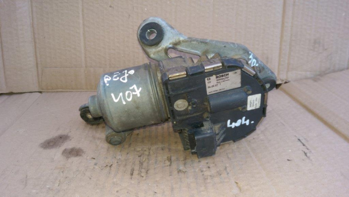 Ansamblu stergator fata stanga cu motoras Peugeot 407, 9656859980, 0390241721, an 2004-2010 [1]