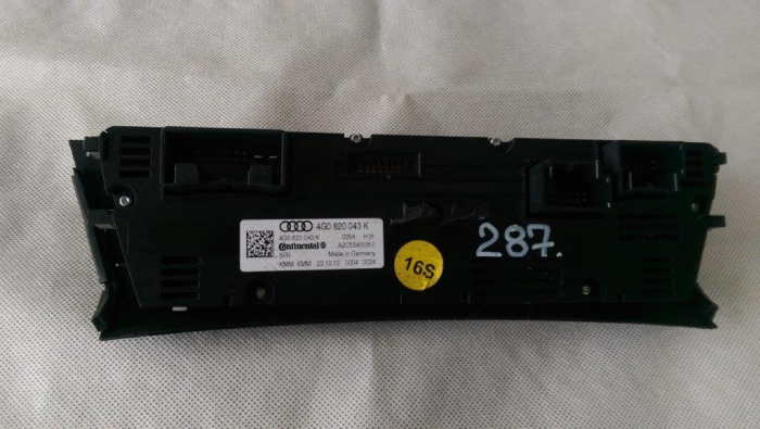 Panou comanda AC, Climatronic Audi A6 C7, cod 4G0820043K, A2C53400310, an 2011-2018 [3]