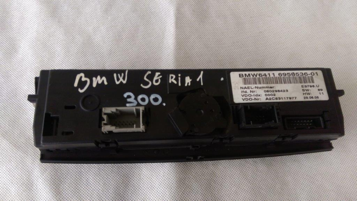 Panou comanda AC, Climatronic BMW Seria 3 E90 E91, A2C53117977, 64116958536-01, an 2004-2011 [2]