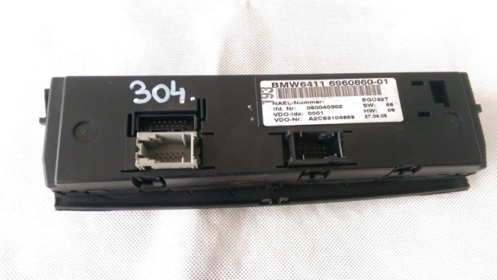 Panou comanda AC, Climatronic,  BMW Seria 3 E90 E91, A2C53104859, 64116960860-01, an 2004-2011 [2]