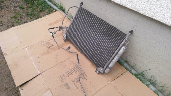 Radiator clima Mazda CX-7, 2.3 benzina, 397003A02, cu conducta si senzor, an 2007-2013 [3]