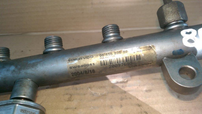 Rampa injectie pentru Volvo V50 , motorizare 2.0 diesel, cod 9645689580   ,   55PP02-02   ,   5WS40039 [2]