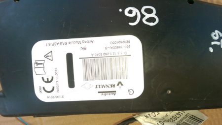 Airbag scaun fata stanga pentru Renault Megane 3, an de fabricatie 2008-2016, cod 623289400C [2]