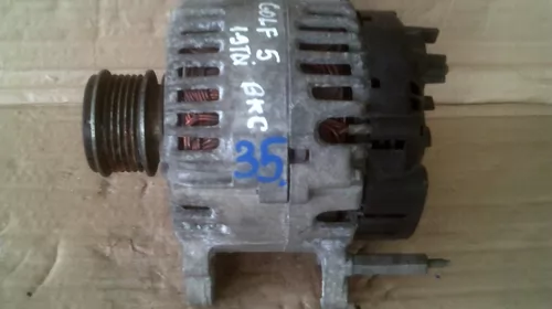 Alternator - Alternator pentru Volkswagen Golf 5, motorizare 2.0 Diesel, cod 06F903023C, TG14C011, 2542695F