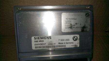 Calculator motor pentru BMW Seria 3 E46, cod 7500255   ,   5WK9037 [1]