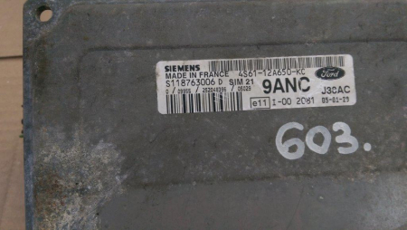 Calculator motor pentru Ford Fiesta 5, cod 4S61-12A650-KC   ,   S118763006D [1]
