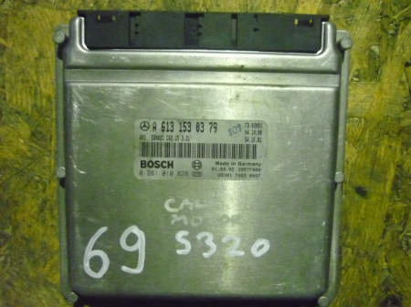 Electrica si electronica auto - Calculator motor pentru Mercedes s-class w220, motorizare 3.2 diesel, cod A6131530379, 0281010828, CR2,15