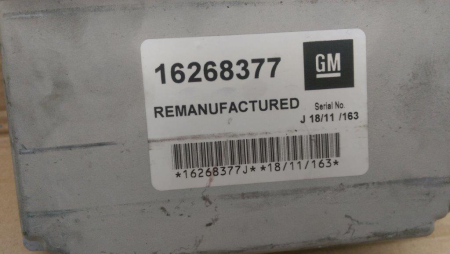 Calculator motor pentru Opel Astra G, motorizare 1.6 benzina, cod 16268377 [1]
