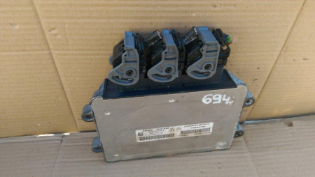 Electrica si electronica auto - Calculator motor Peugeot 206, 1.4hdi, 9666257580, 21586674-1A, an 1998-2010
