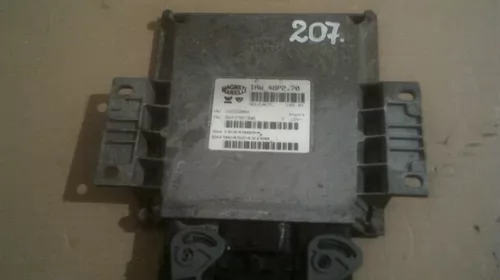 Module si calculatoare - Calculator motor pentru Peugeot 206 , motorizare 1.1 Benzina, cod 9643707380, 9645243180