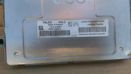 Calculator motor pentru Peugeot 206 , motorizare 1.4 benzina, cod 9677592980 [1]
