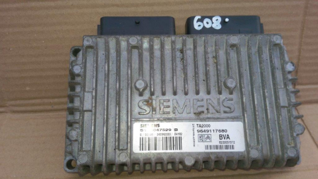 Calculator motor pentru Peugeot 307 , motorizare 2.0 benzina, cod 9649117680   ,   S118047529B [1]