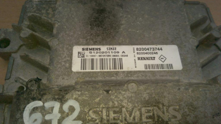Calculator motor pentru Renault Clio 2, motorizare 1.2 benzina, cod 8200473744   ,   8200400246 [2]