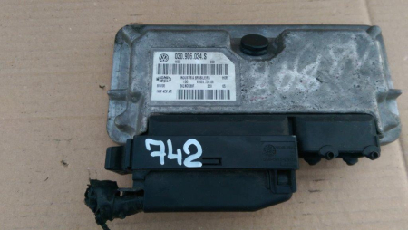 Calculator motor pentru Volkswagen Fox , motorizare 1.4 benzina, cod 030906034S   ,    56LNCN38F [2]