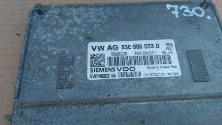 Calculator motor pentru Volkswagen Polo 9N, motorizare 1.2 benzina, cod 03E906023D   ,   5WP40802 [2]