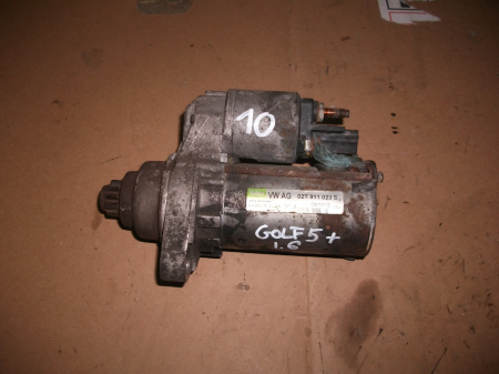 Electromotor - Electromotor pentru Volkswagen Golf 5 Plus, motorizare 1.4 - 1.6 benzina, cod 02T911023S