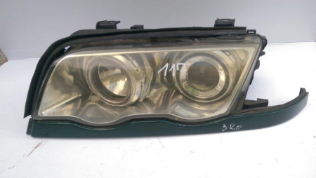 Far stanga cu lupa BMW Seria 3 E46, nonfacelift, cu ornament, an 1998-2001 [1]