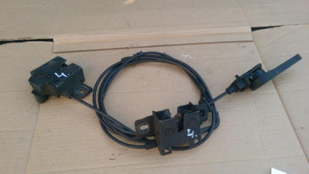 Elemente de caroserie - Incuietoare , Broasca capota fata cu cablu si maner  pentru Land Rover Freelander 2, cod 6H52-16700-AC