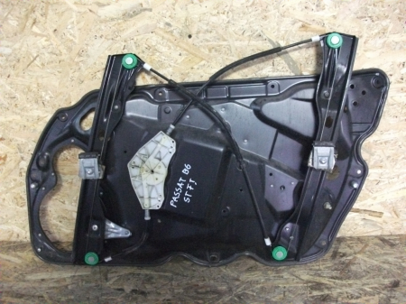 Macara geam fata stanga pentru Volkswagen Passat B6, cod 980873101 , 3C2837756G , F [1]