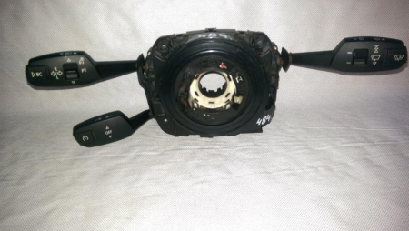 Ansamblu manete cu spira airbag volan BMW Seria 3 E90 E91, 6967324-01, 6965299-01, an 2004-2011 [2]