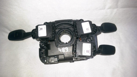 Manete semnalizare si stergatoare - Ansamblu manete cu spira airbag volan BMW Seria 3 E90 E91, 9123043-03, 6989557-02, an 2004-2011