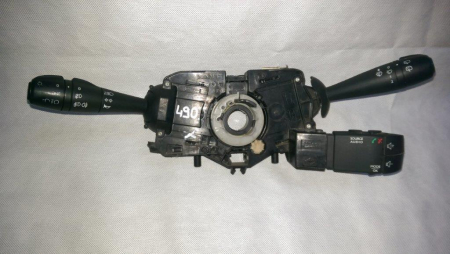 Manete semnalizare si stergatoare - Ansamblu manete semnalizare, stergator, audio Dacia Logan 2, Sandero 2, Duster, 681726046R, an 2012-2020