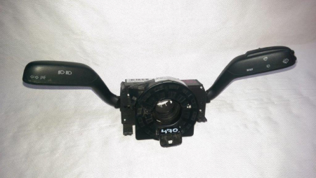 Electrica si electronica auto - Ansamblu manete cu spira airbag volan Skoda Fabia 2, Roomster, 7H0953503BL, an 2007-2014