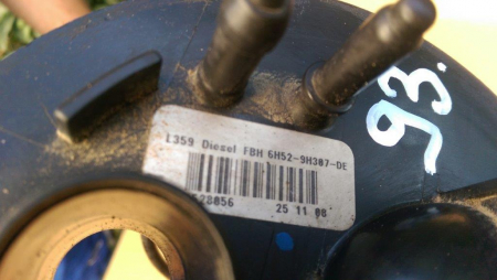 Pompa de alimentare pentru Land Rover Freelander 2, motorizare 2.2 diesel, cod 6H52-9H307-DE [1]