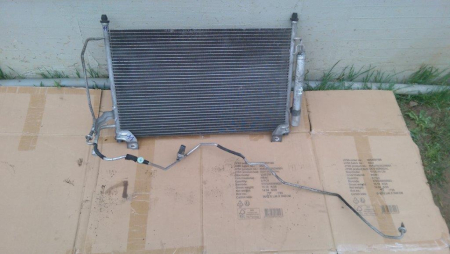 Radiator - Radiator clima Mazda CX-7, 2.3 benzina, 397003A02, cu conducta si senzor, an 2007-2013