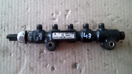 Injectie - Rampa injectie pentru Peugeot 307 , motorizare 1.6 diesel, cod 9654592680