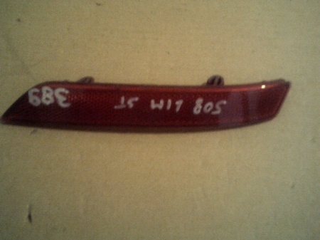 Stop reflectorizant bara spate stanga, catadioptru Peugeot 508, limuzina, 9687551580, an 2010-2018 [1]