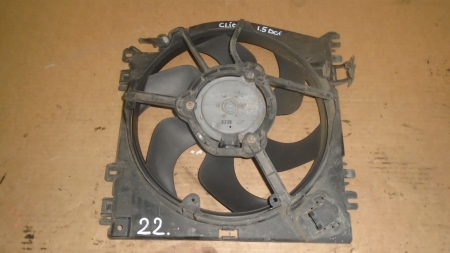 Alte piese de climatizare - Electroventilator cu carcasa racire pentru RENAULT CLIO 3, motorizare 1.5 DIESEL, cod 8200525991