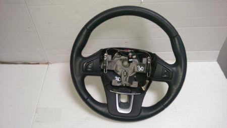 Volan - Volan piele 3 spite cu comenzi Renault Laguna 3, 6074103B, 484300001R, an 2008-2015