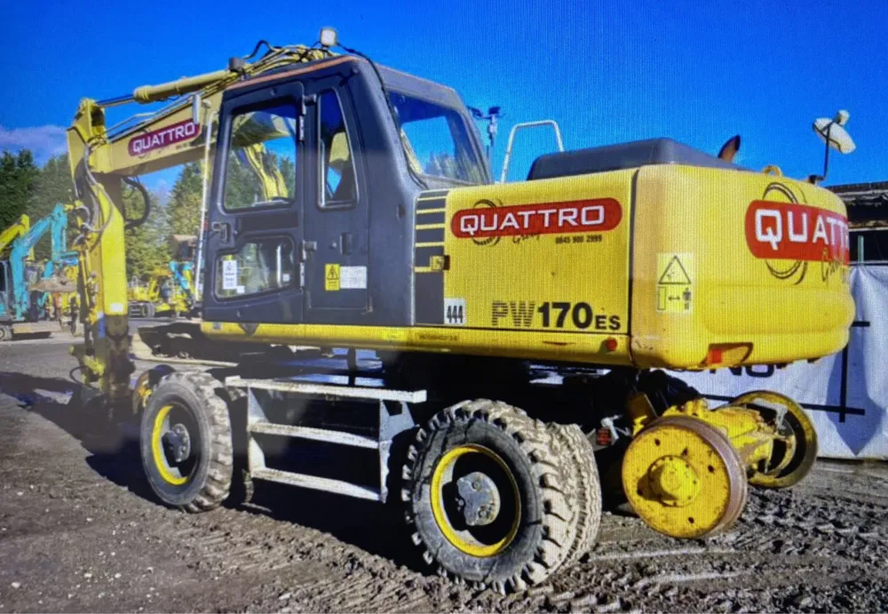 excavator feroviar pe roti [4]