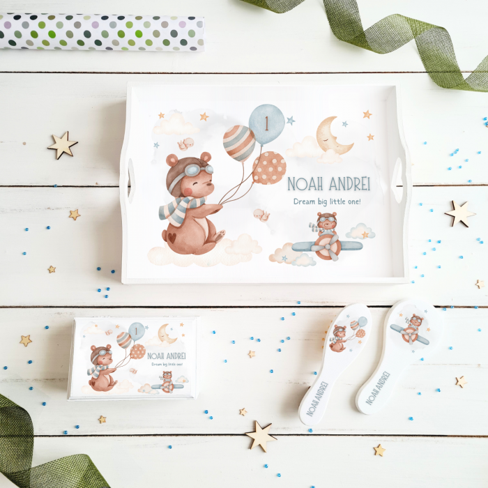 Airplane - Set 1An – Tava mot, cutie, perie si oglinda [1]