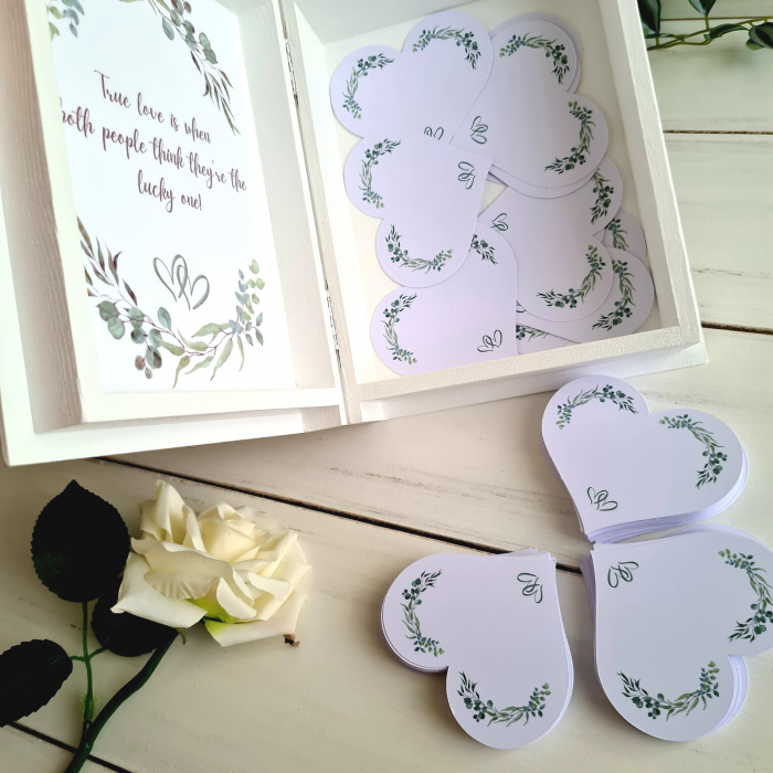 Green Love – Guestbook – Cutie lemn personalizata nunta [2]