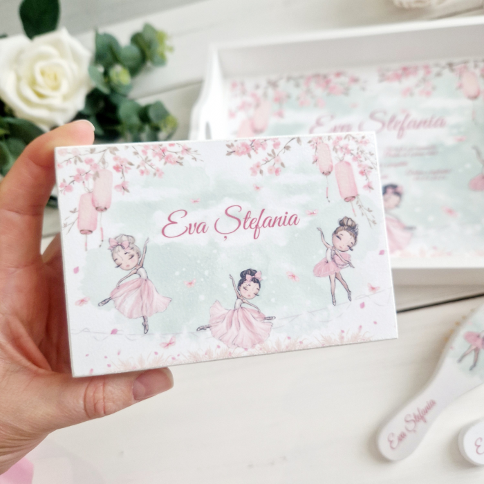 Balerine - Set 1An Tava mot, Cutie suvita, Set perie si oglinda [4]