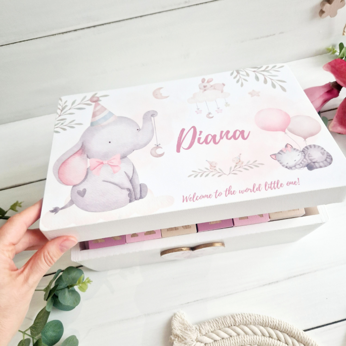 Prietenii mei - Cutie lemn personalizata [3]
