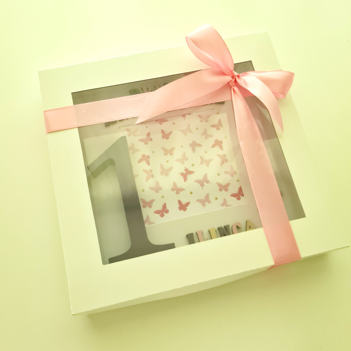 Happy Birthday Kids - Rama foto litere lemn zi nastere [5]