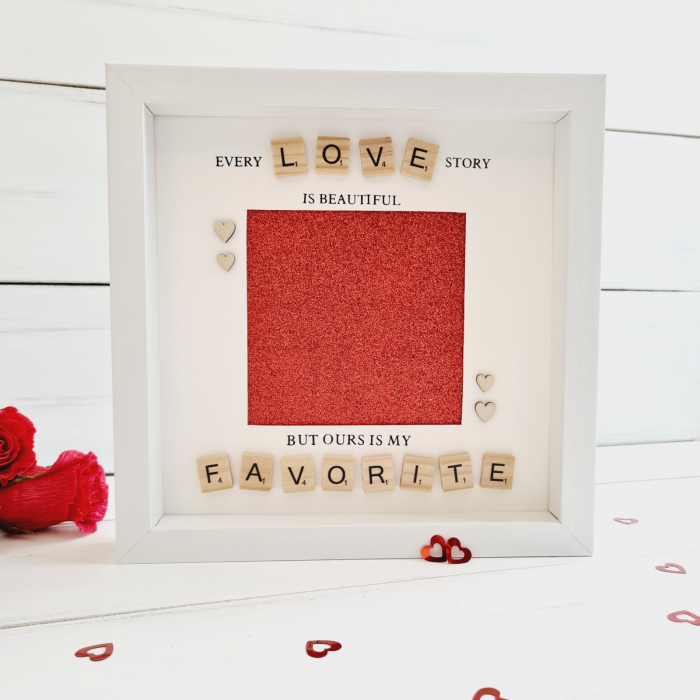Scrabble Love Story - Tablou decorativ cu piese scrabble [2]