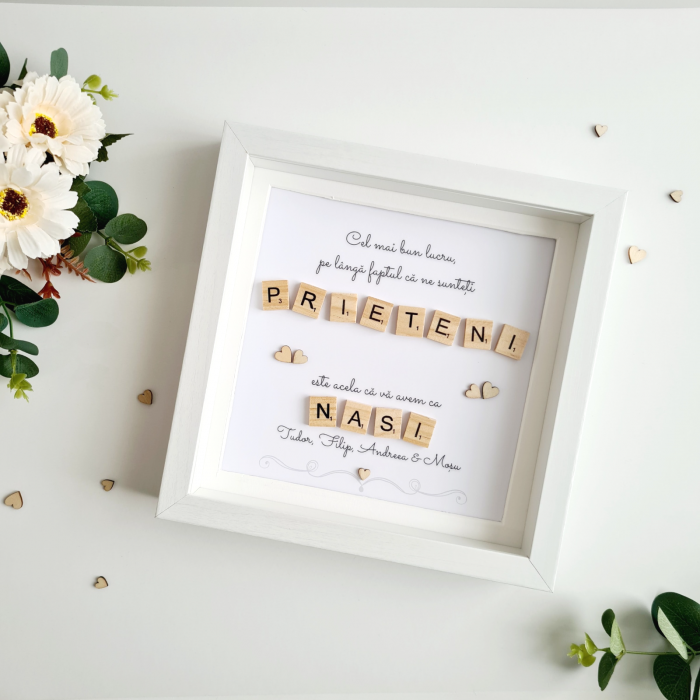 Prieteni si Nasi - Tablou decorativ nasi de botez [4]