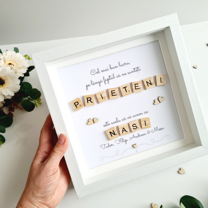 Prieteni si Nasi - Tablou decorativ nasi de botez [5]