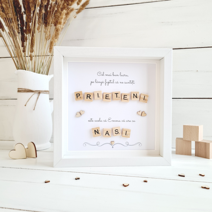 Prieteni si Nasi - Tablou decorativ nasi de botez [6]