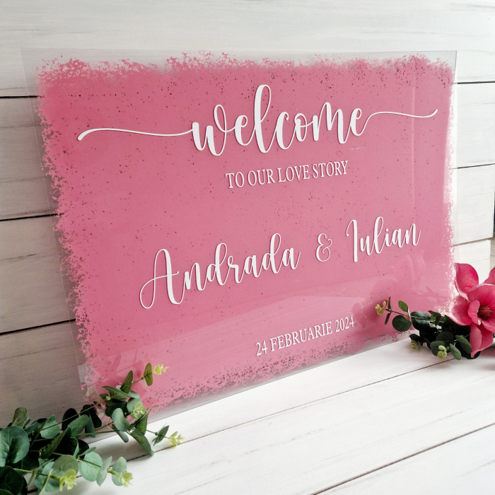 Welcome - Panou nunta intampinare invitati [1]